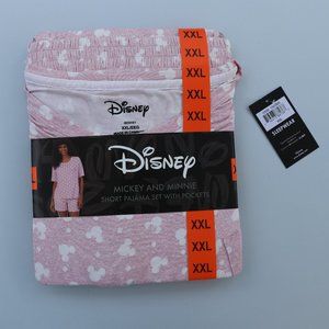 Disney Mickey & Minnie Short Pajama set with Pockets